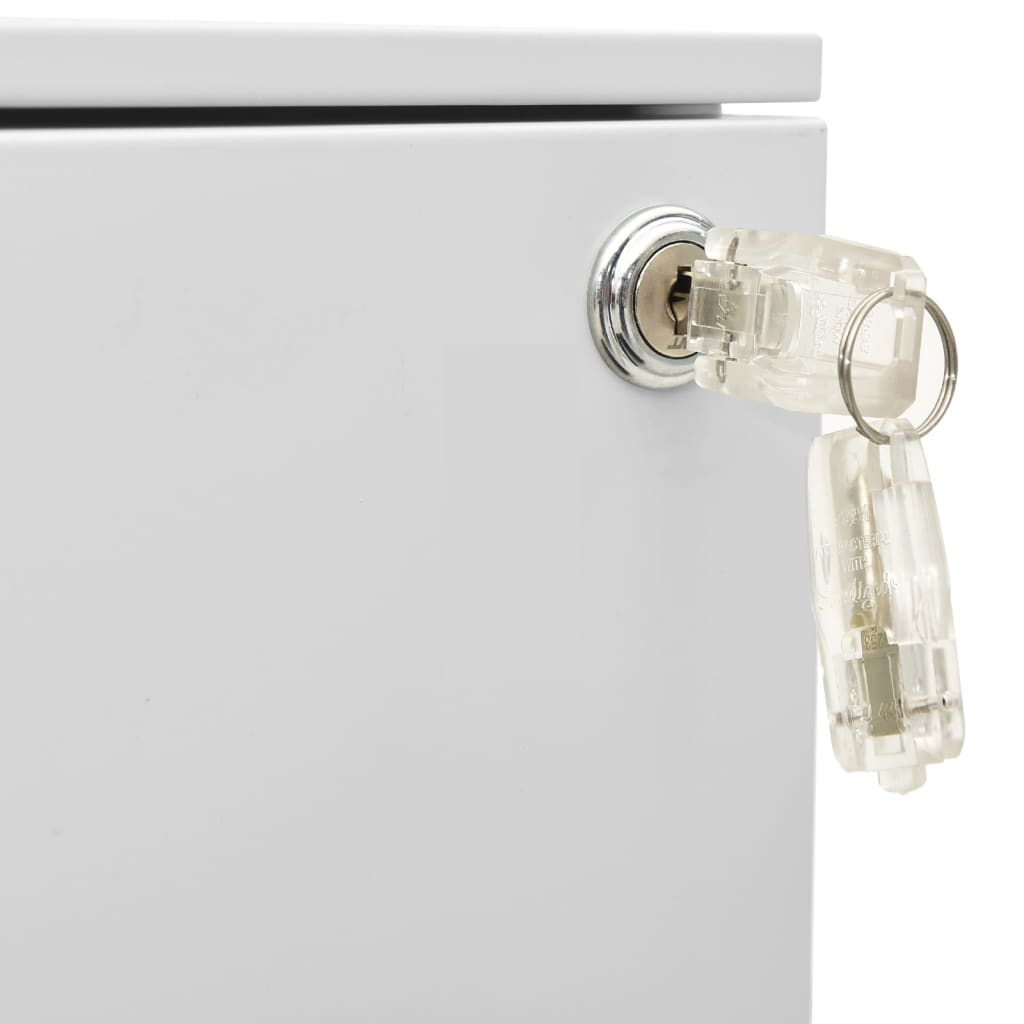 Classeur mobile Gris clair 39x45x60 cm Acier - XIOS