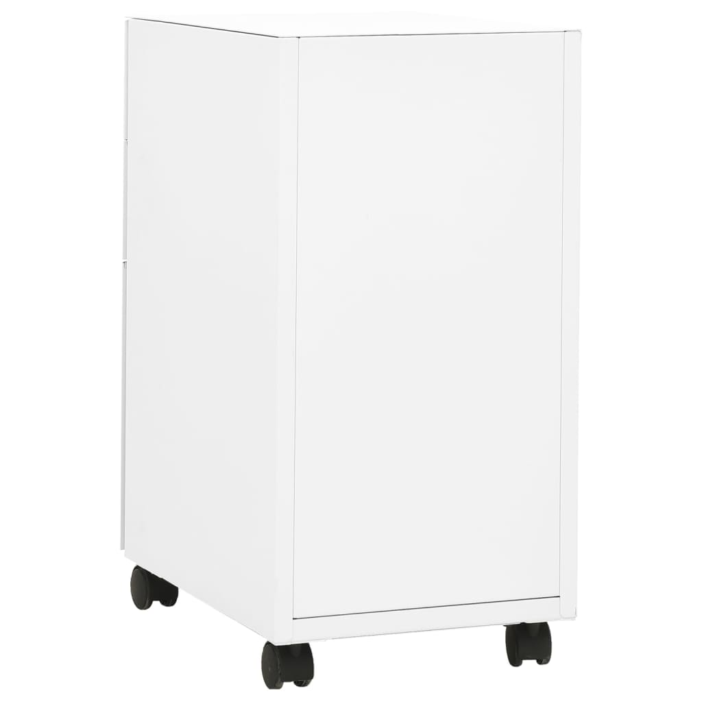 Classeur mobile Blanc 30x45x59 cm Acier - XIOS