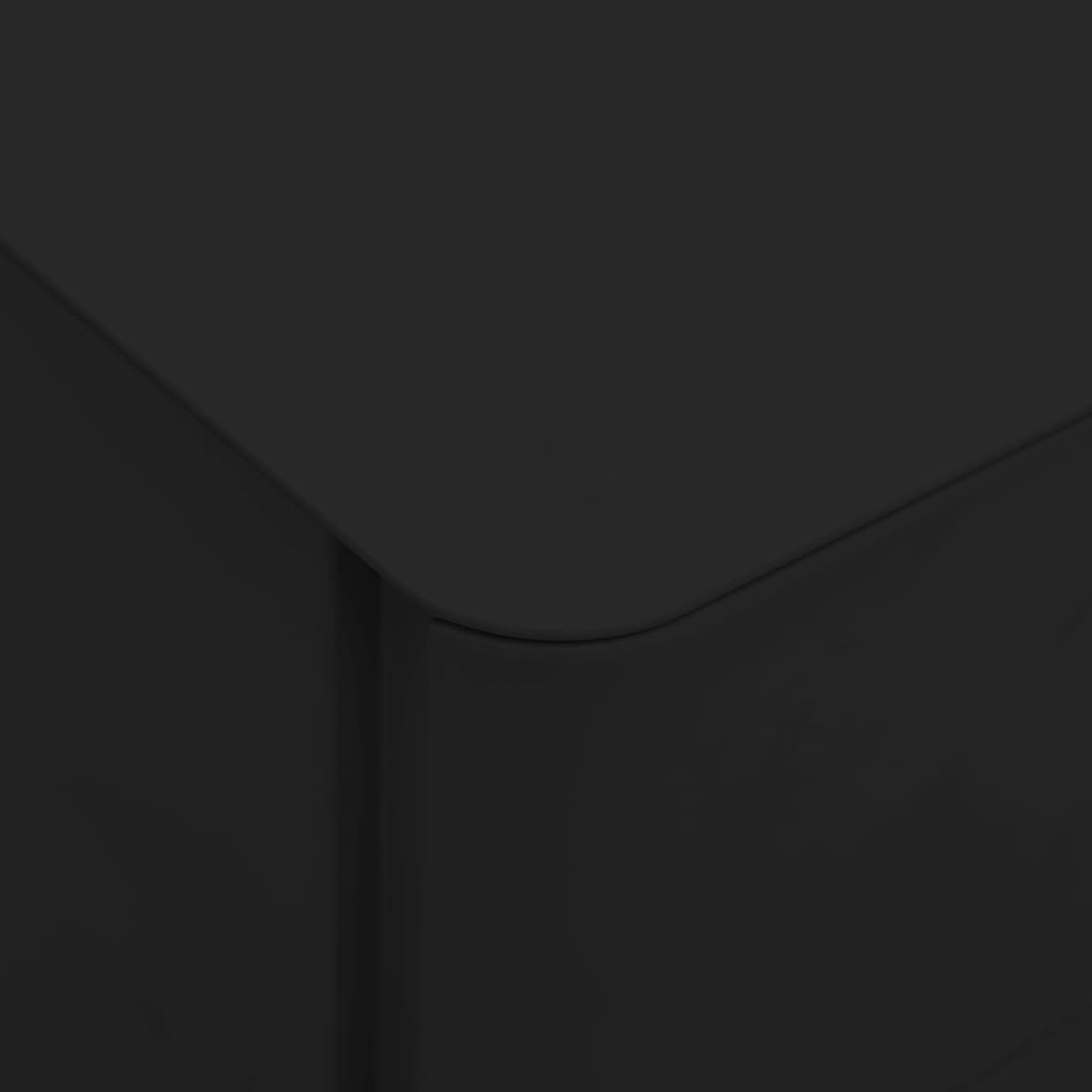 Classeur mobile Noir 30x45x59 cm Acier - XIOS