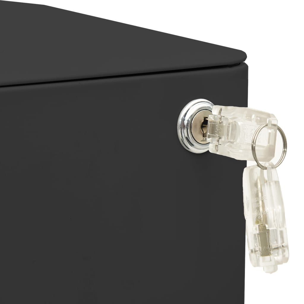 Classeur mobile Anthracite 30x45x59 cm Acier - XIOS