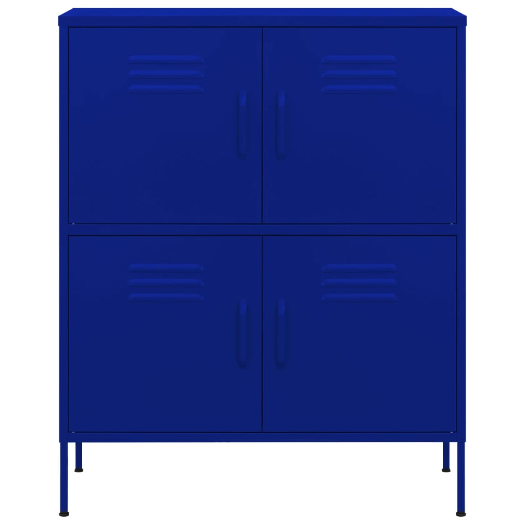 Armoire de rangement Bleu marine 80x35x101,5 cm Acier - XIOS