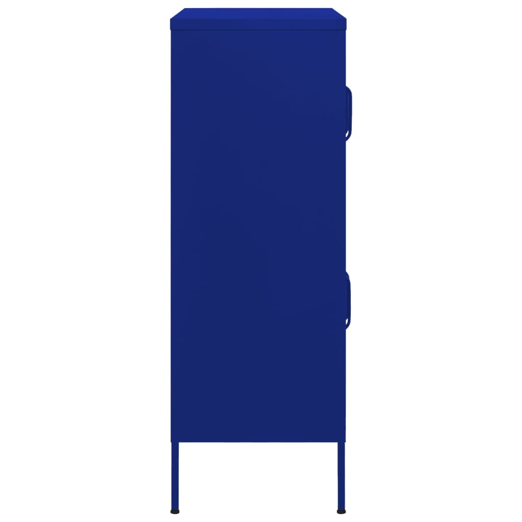 Armoire de rangement Bleu marine 80x35x101,5 cm Acier - XIOS