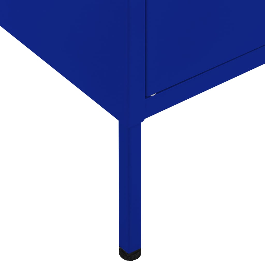 Armoire de rangement Bleu marine 80x35x101,5 cm Acier - XIOS