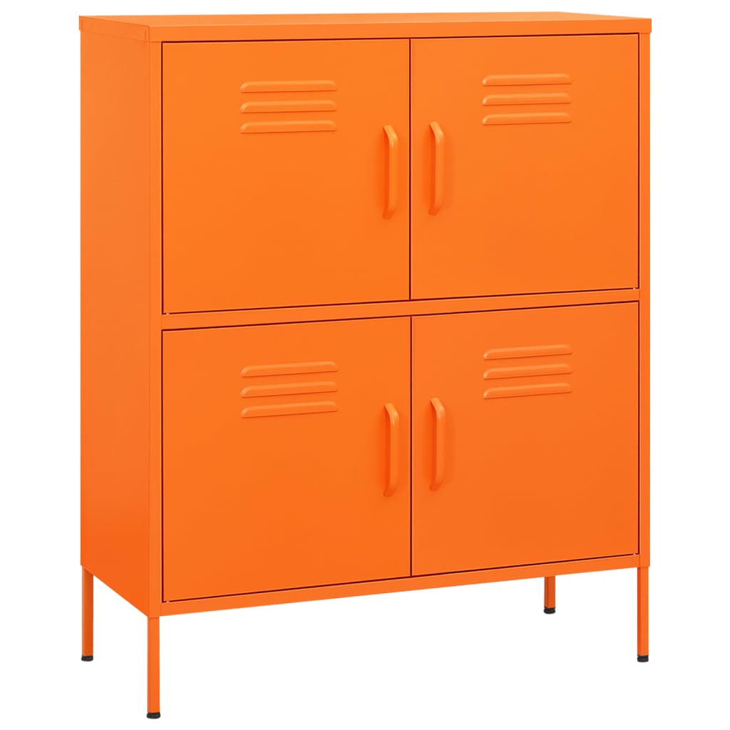 Armoire de rangement Orange 80x35x101,5 cm Acier - XIOS