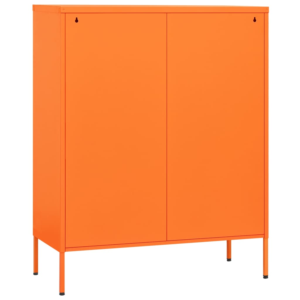 Armoire de rangement Orange 80x35x101,5 cm Acier - XIOS