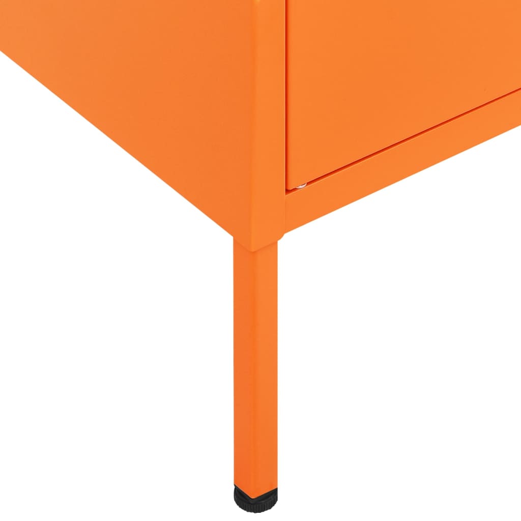 Armoire de rangement Orange 80x35x101,5 cm Acier - XIOS