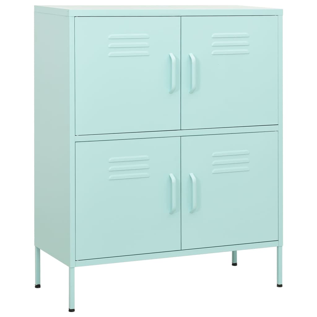 Armoire de rangement Vert menthe 80x35x101,5 cm Acier - XIOS