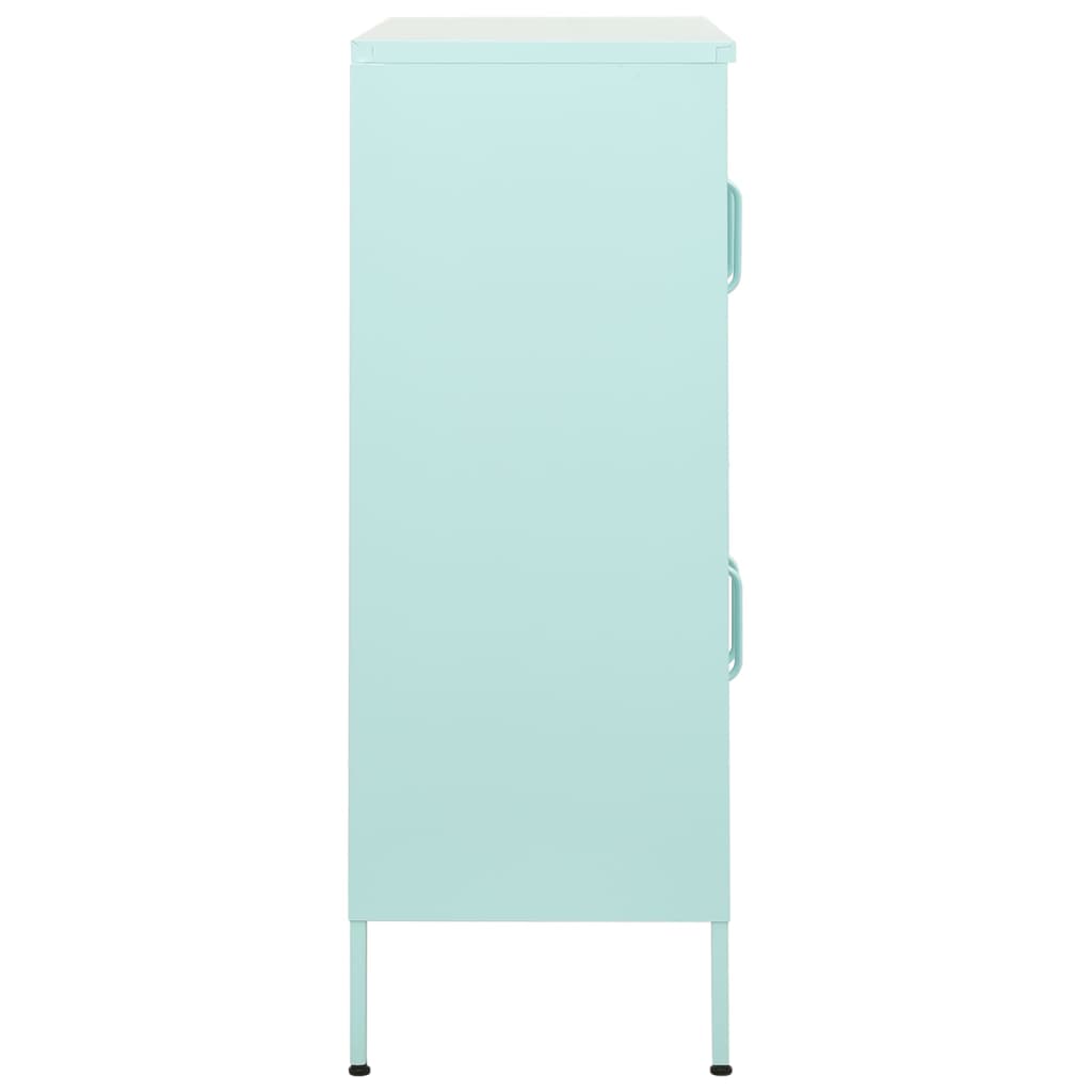 Armoire de rangement Vert menthe 80x35x101,5 cm Acier - XIOS