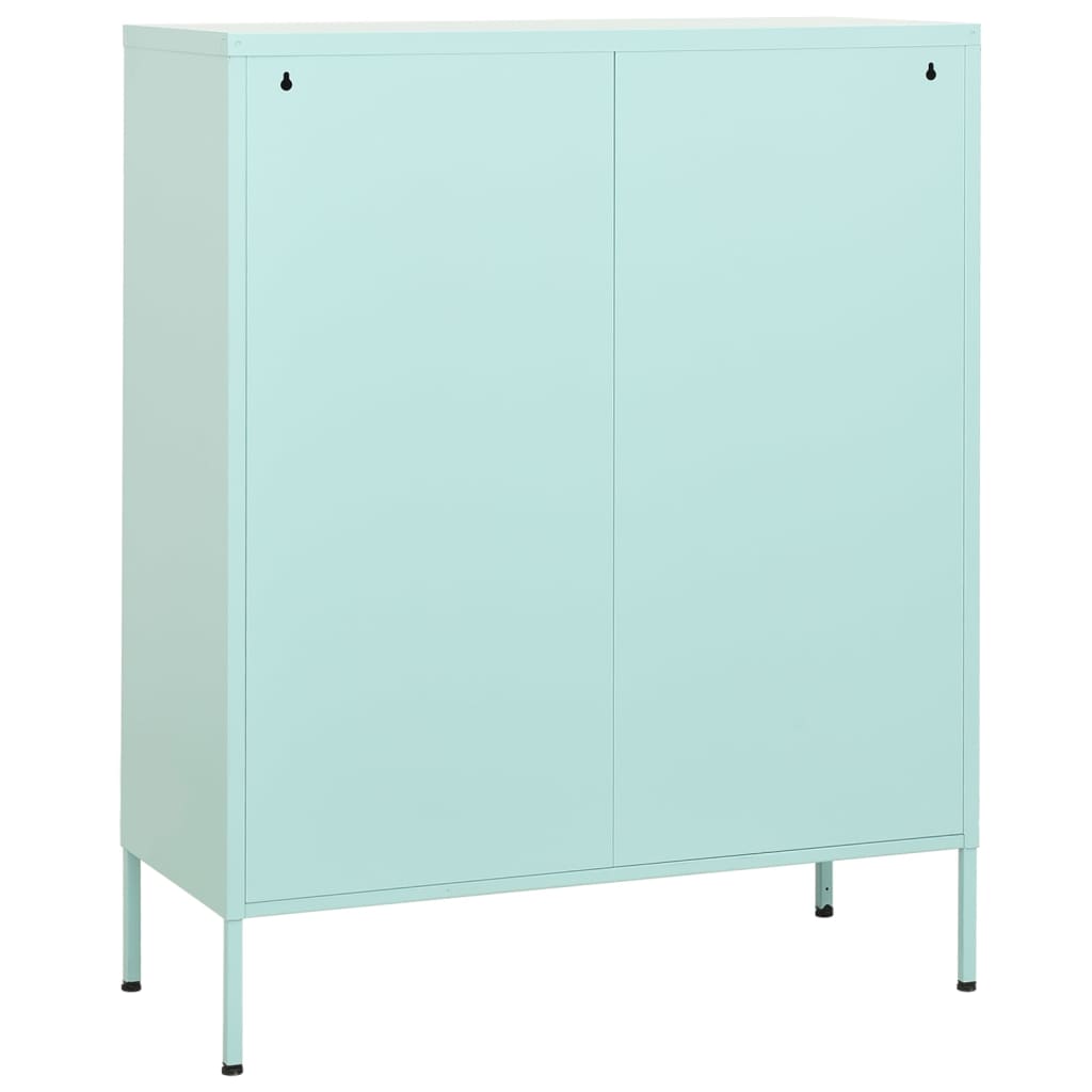 Armoire de rangement Vert menthe 80x35x101,5 cm Acier - XIOS