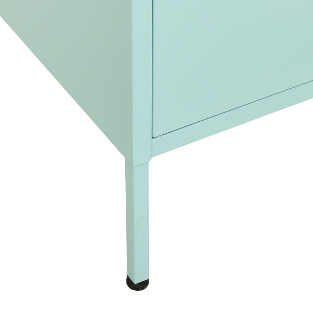Armoire de rangement Vert menthe 80x35x101,5 cm Acier - XIOS