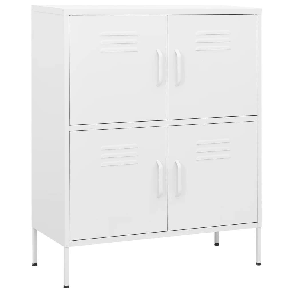 Armoire de rangement Blanc 80x35x101,5 cm Acier - XIOS