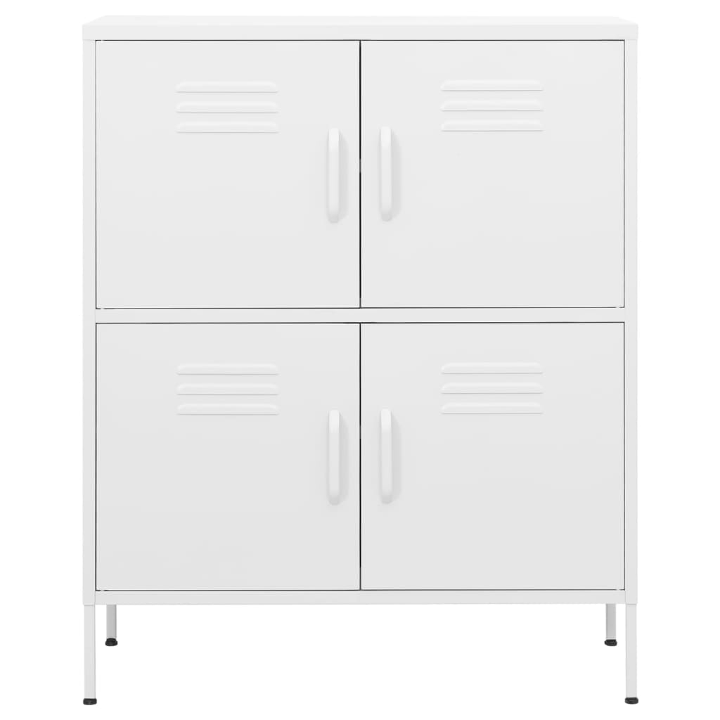 Armoire de rangement Blanc 80x35x101,5 cm Acier - XIOS