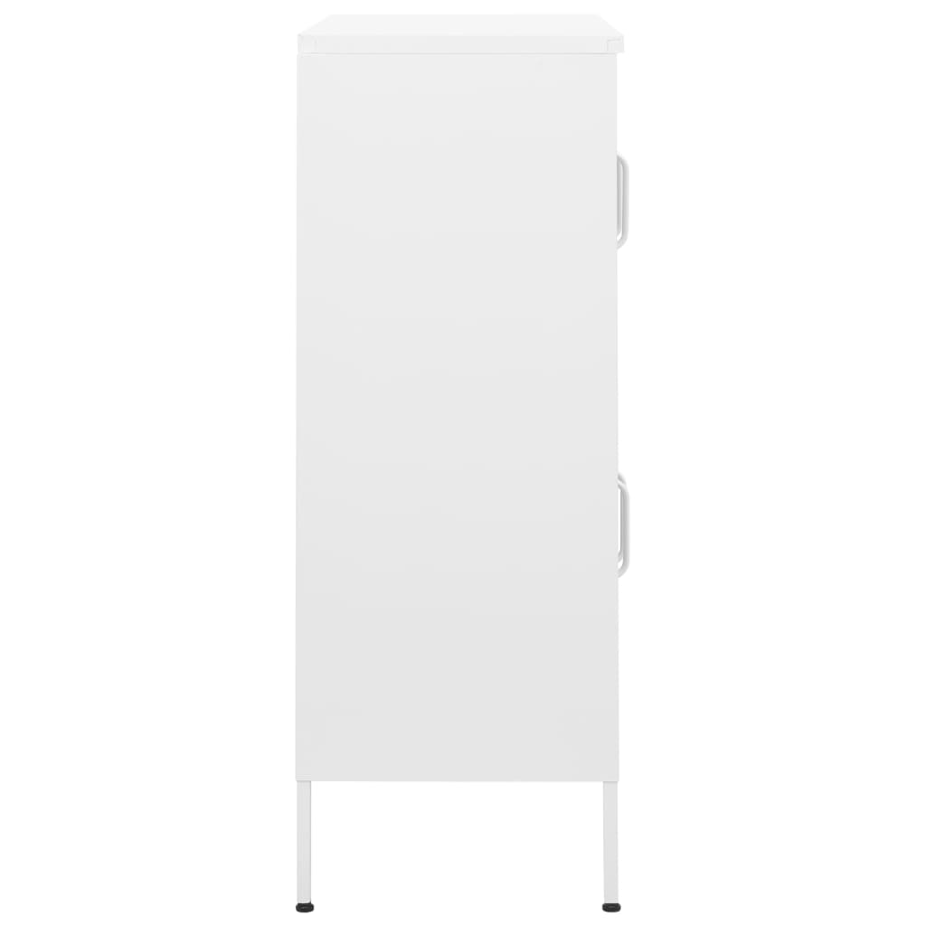 Armoire de rangement Blanc 80x35x101,5 cm Acier - XIOS