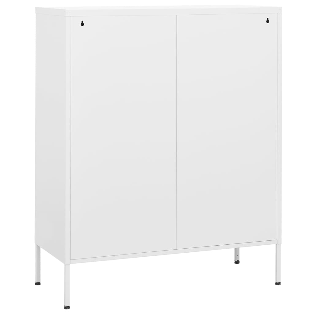 Armoire de rangement Blanc 80x35x101,5 cm Acier - XIOS
