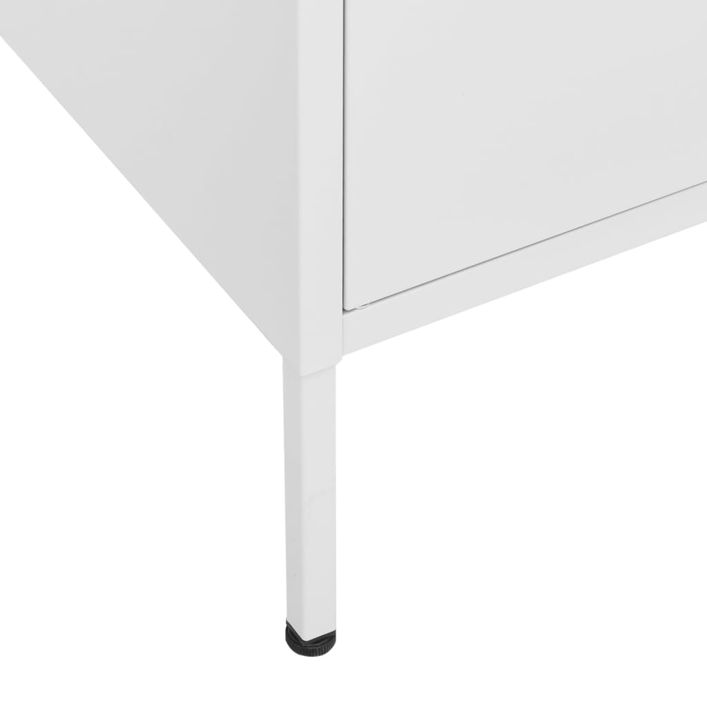 Armoire de rangement Blanc 80x35x101,5 cm Acier - XIOS