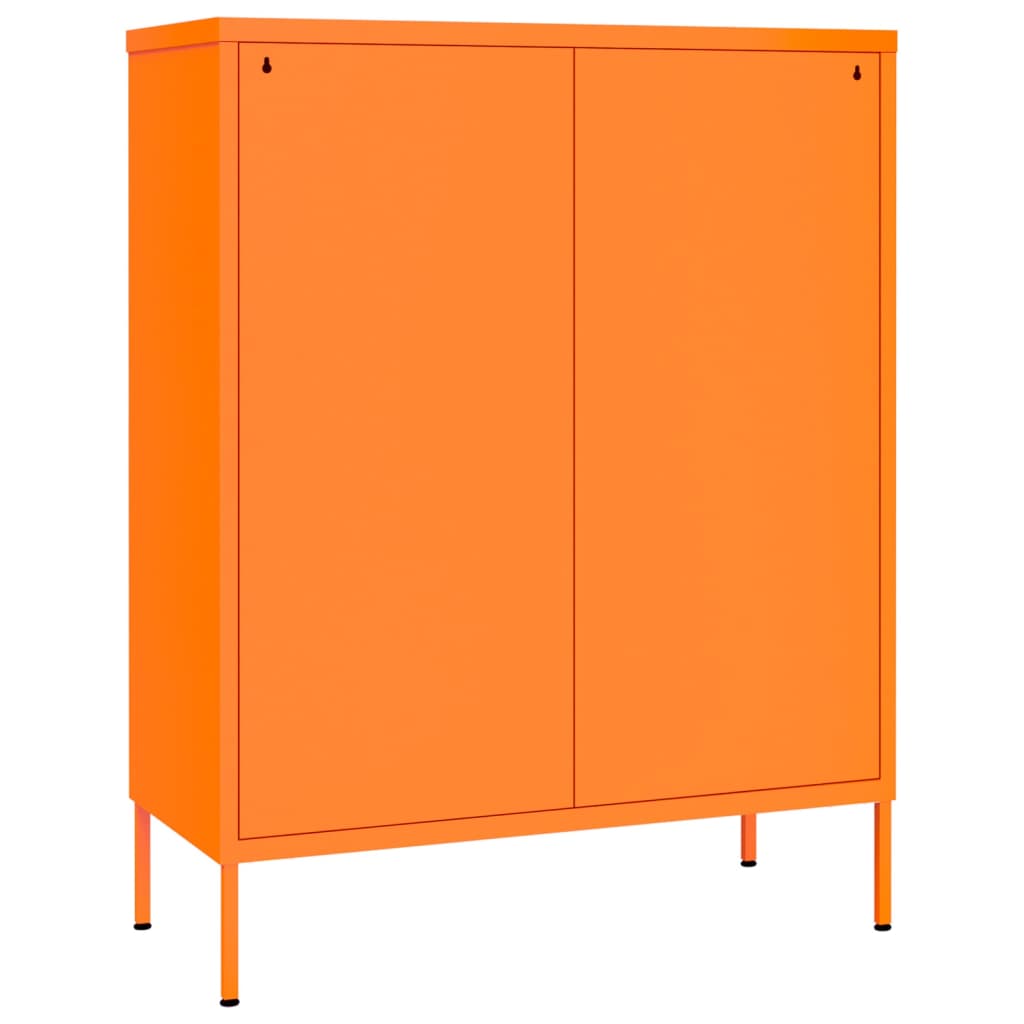 Armoire à tiroirs Orange 80x35x101,5 cm Acier - XIOS