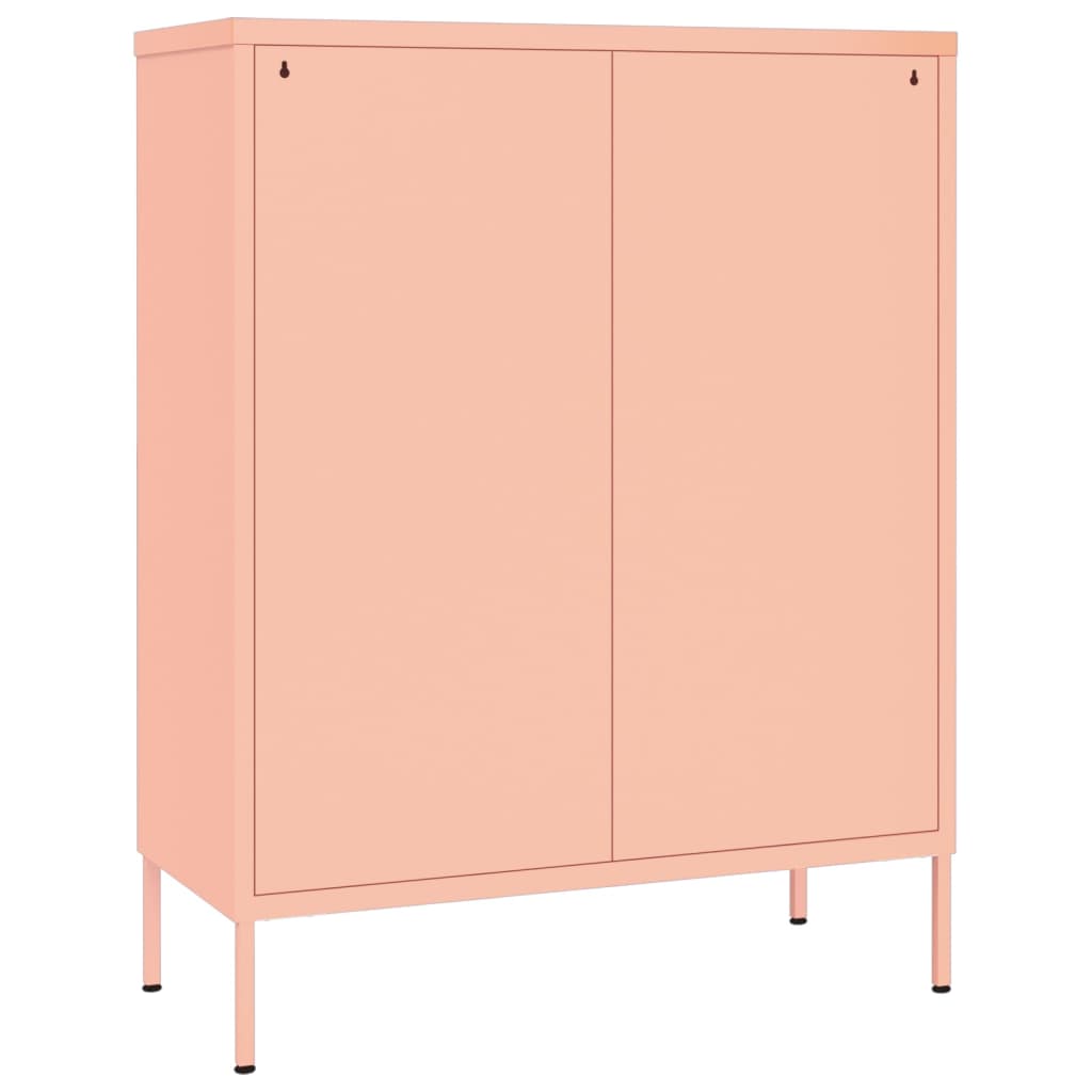 Armoire à tiroirs Rose 80x35x101,5 cm Acier - XIOS