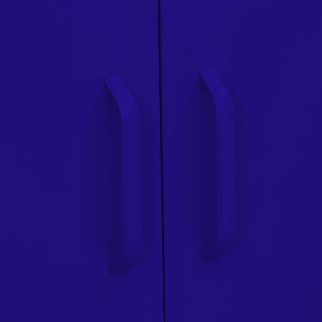 Armoire de rangement Bleu marine 80x35x101,5 cm Acier - XIOS