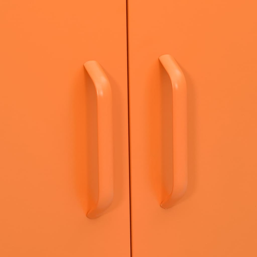 Armoire de rangement Orange 80x35x101,5 cm Acier - XIOS