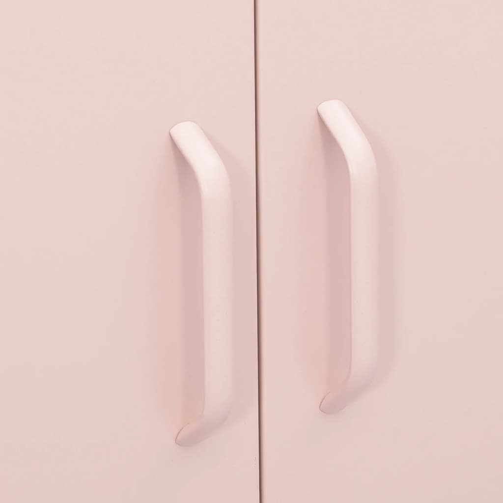 Armoire de rangement Rose 80x35x101,5 cm Acier - XIOS