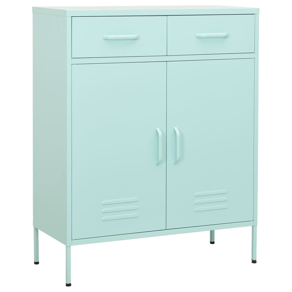 Armoire de rangement Vert menthe 80x35x101,5 cm Acier - XIOS