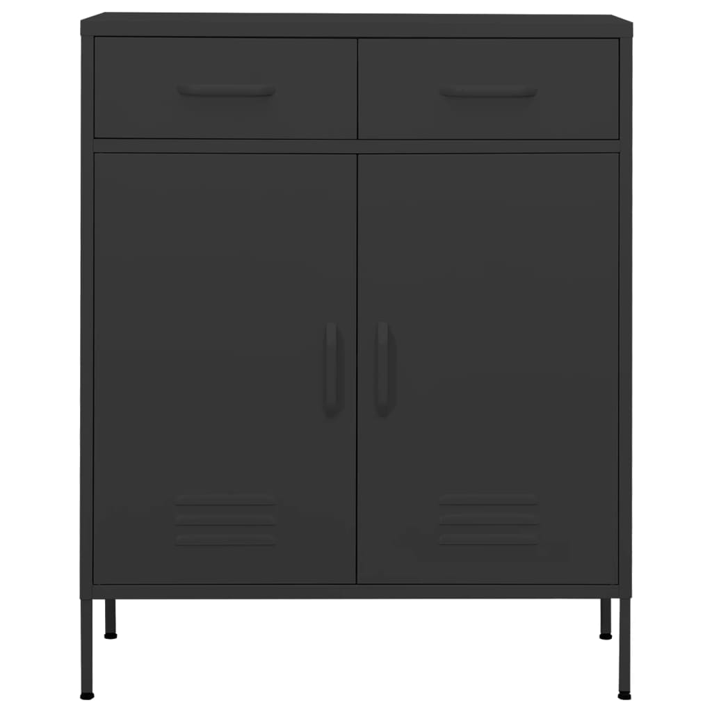Armoire de rangement Anthracite 80x35x101,5 cm Acier - XIOS