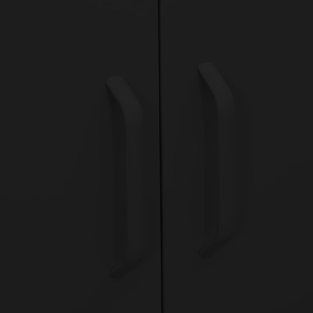 Armoire de rangement Noir 80x35x101,5 cm Acier - XIOS