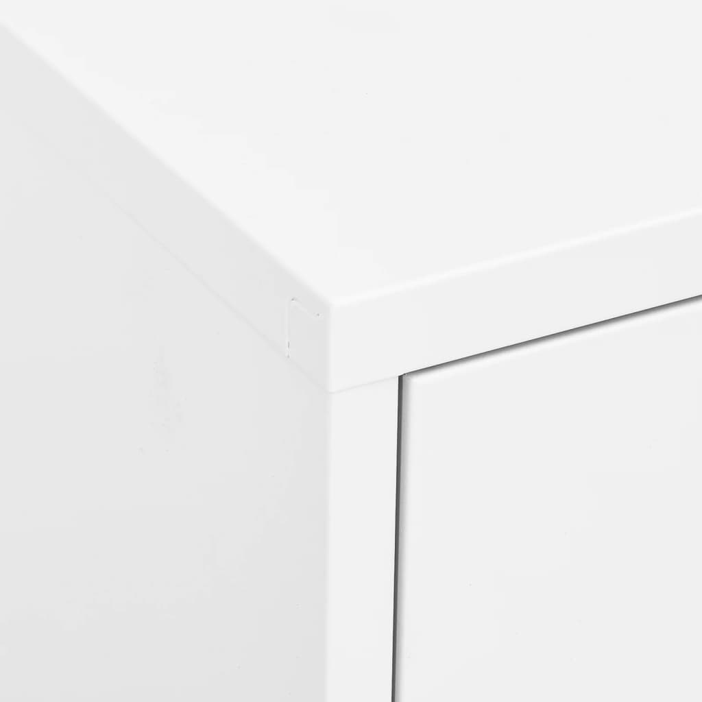 Armoire de rangement Blanc 80x35x101,5 cm Acier - XIOS