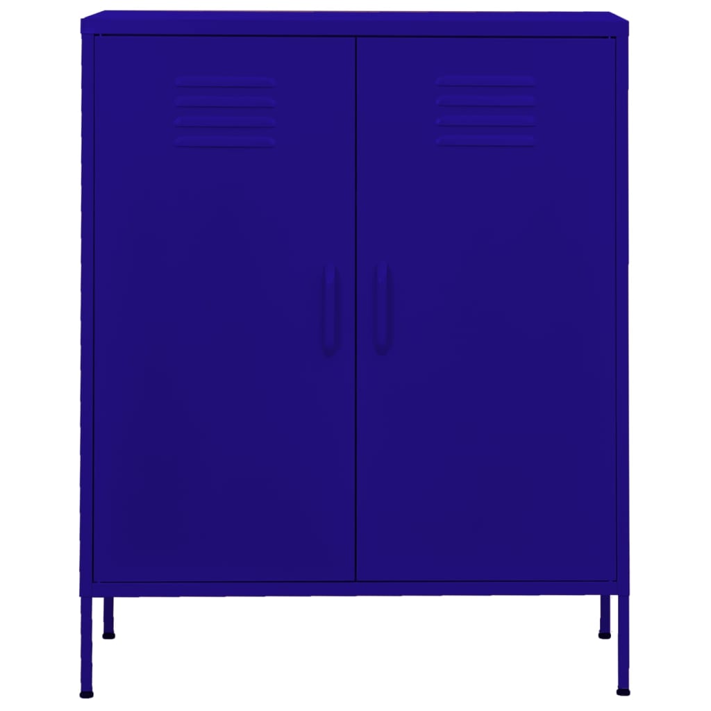 Armoire de rangement Bleu marine 80x35x101,5 cm Acier - XIOS