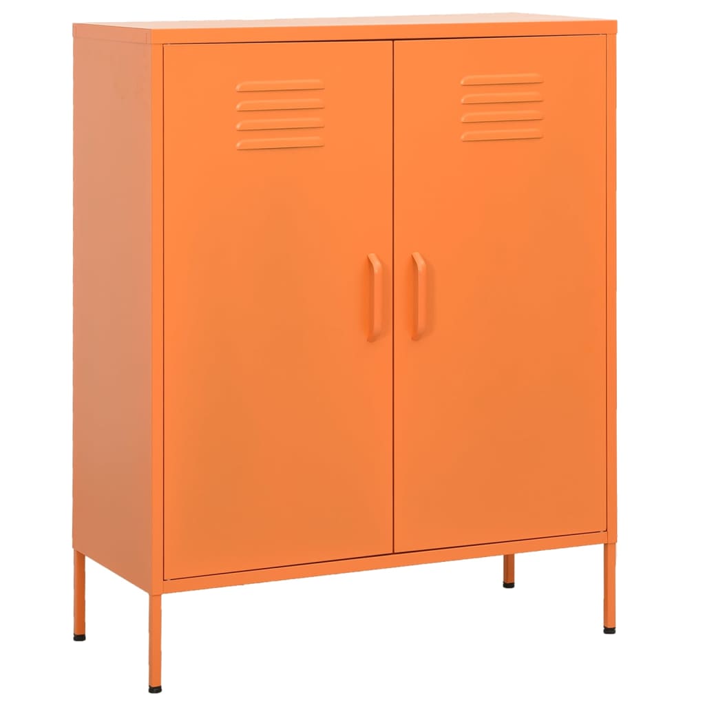 Armoire de rangement Orange 80x35x101,5 cm Acier - XIOS