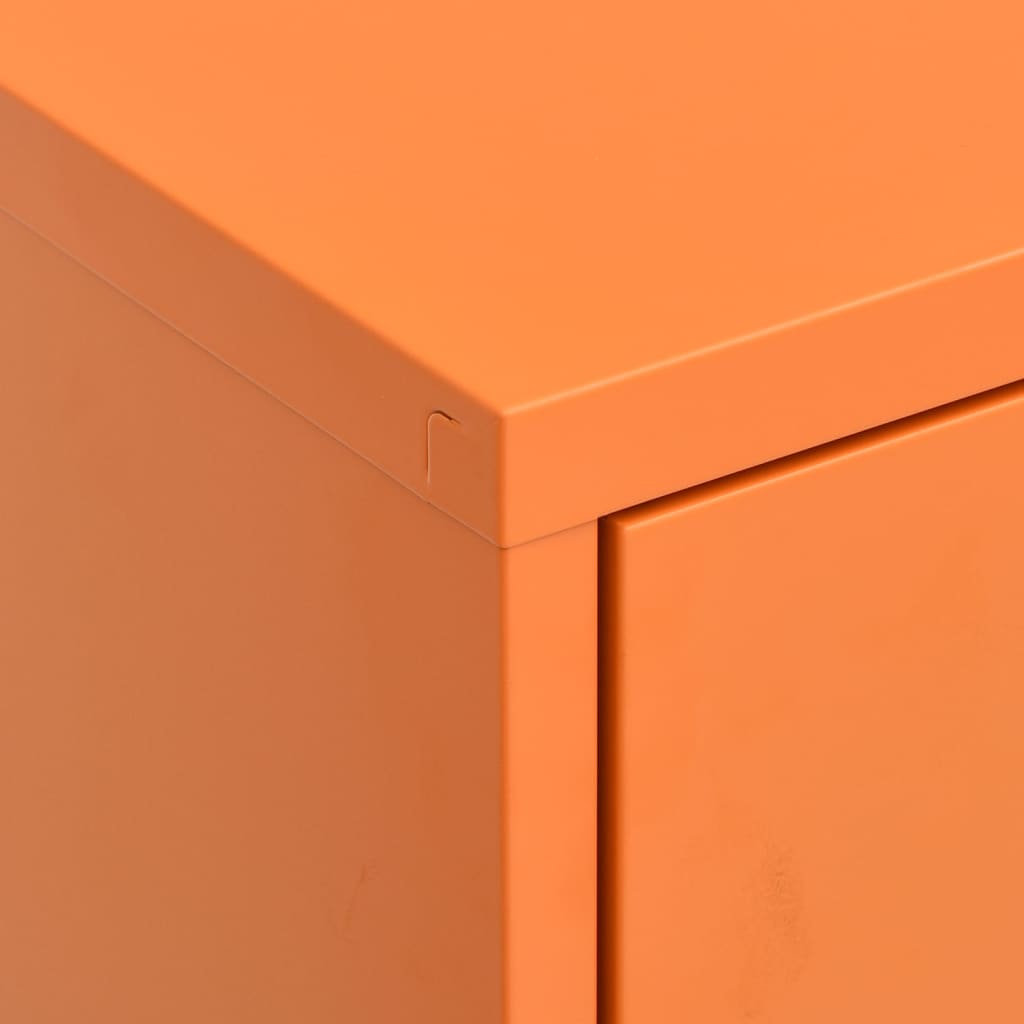 Armoire de rangement Orange 80x35x101,5 cm Acier - XIOS