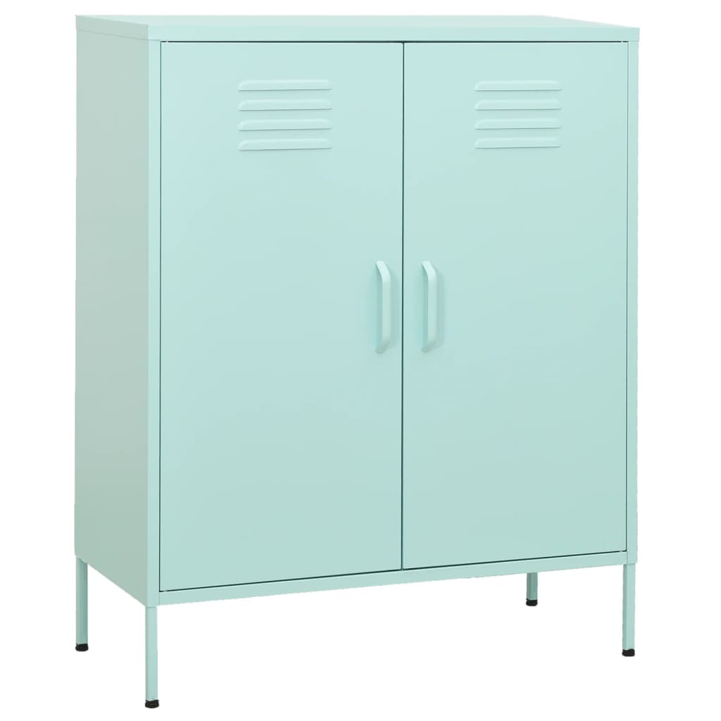 Armoire de rangement Vert menthe 80x35x101,5 cm Acier - XIOS