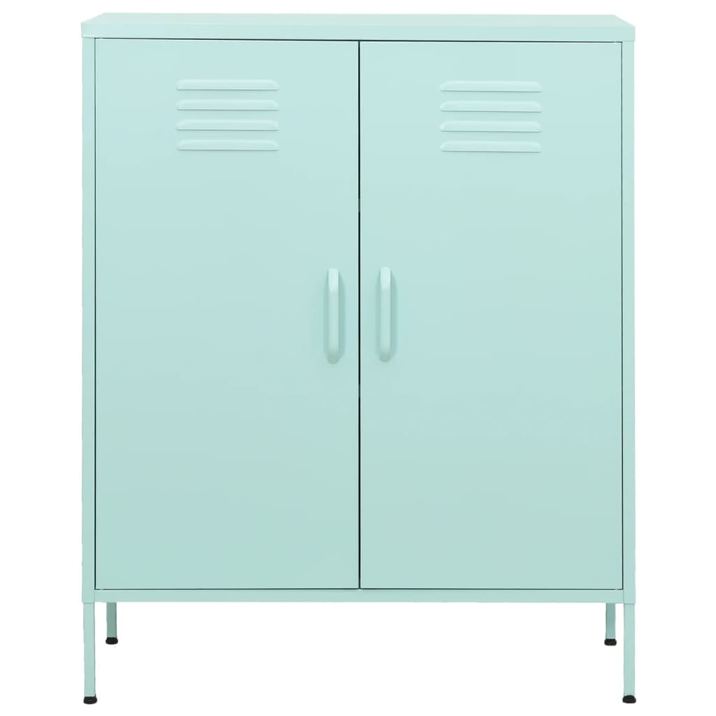 Armoire de rangement Vert menthe 80x35x101,5 cm Acier - XIOS