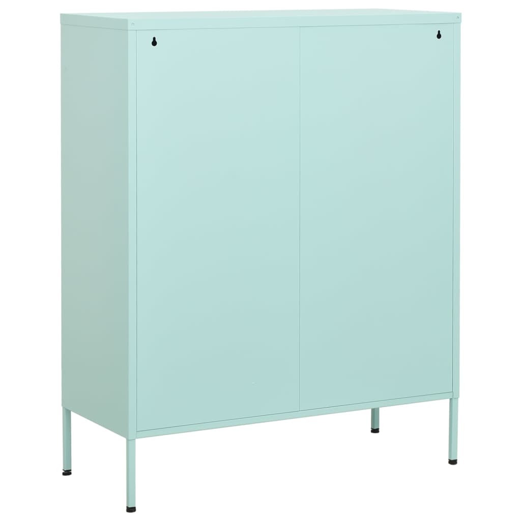 Armoire de rangement Vert menthe 80x35x101,5 cm Acier - XIOS