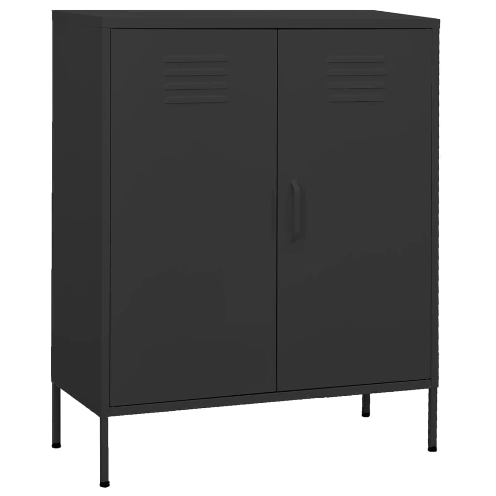 Armoire de rangement Anthracite 80x35x101,5 cm Acier - XIOS