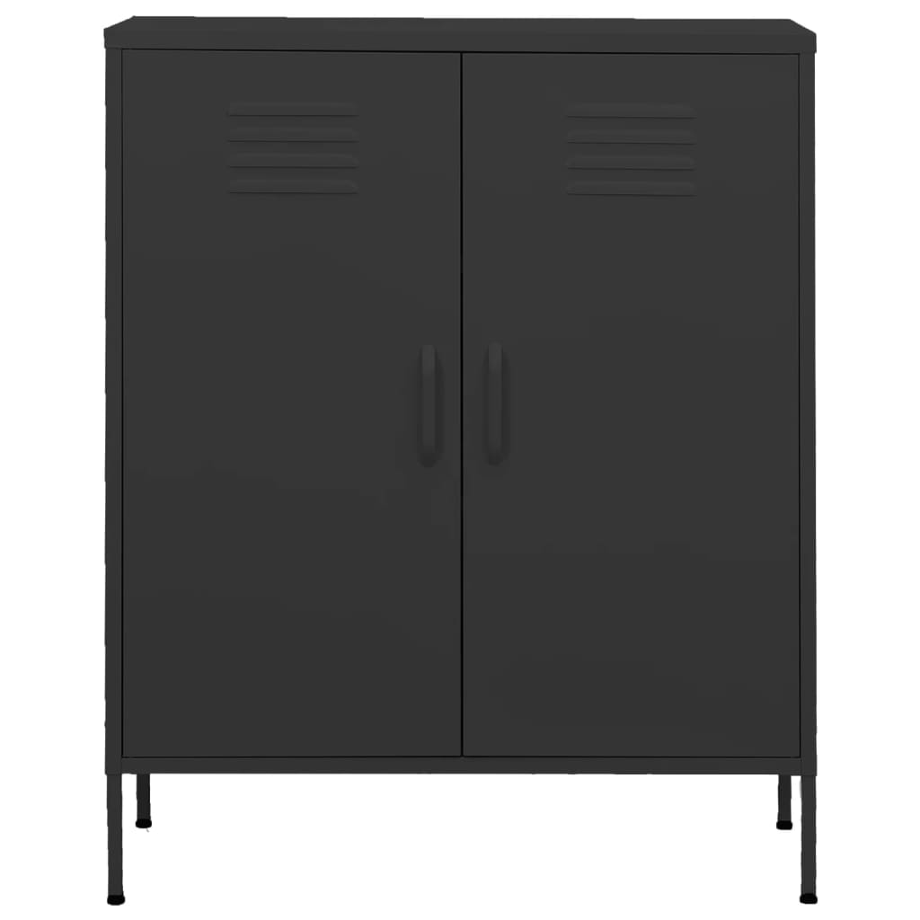 Armoire de rangement Anthracite 80x35x101,5 cm Acier - XIOS
