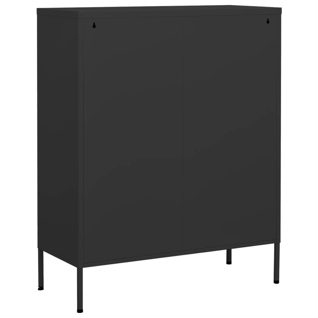 Armoire de rangement Anthracite 80x35x101,5 cm Acier - XIOS