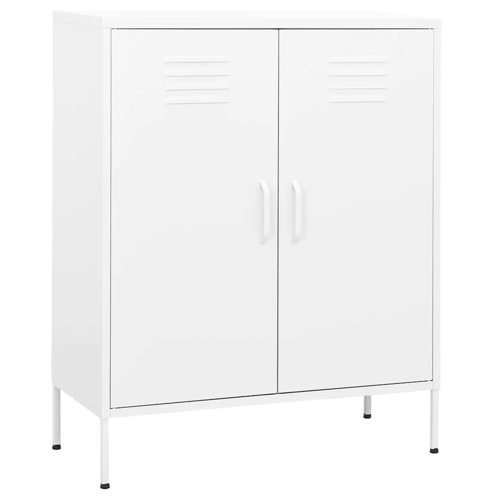 Armoire de rangement Blanc 80x35x101,5 cm Acier - XIOS