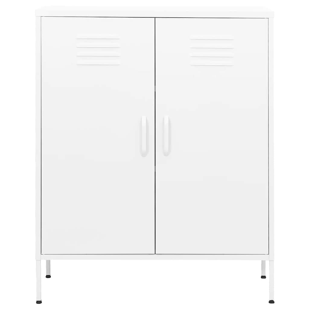 Armoire de rangement Blanc 80x35x101,5 cm Acier - XIOS