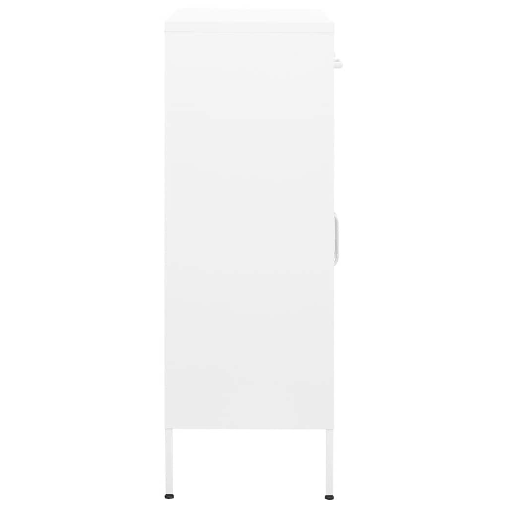 Armoire de rangement Blanc 80x35x101,5 cm Acier - XIOS