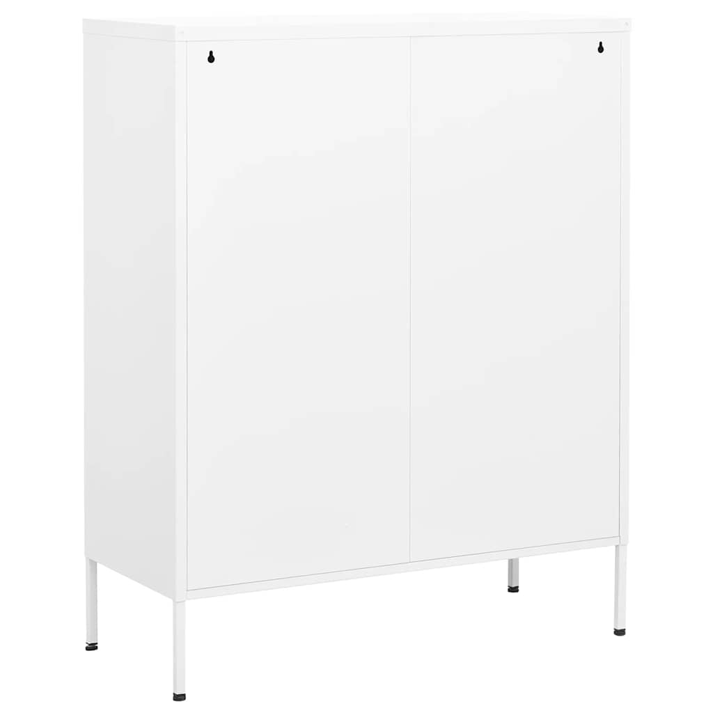 Armoire de rangement Blanc 80x35x101,5 cm Acier - XIOS