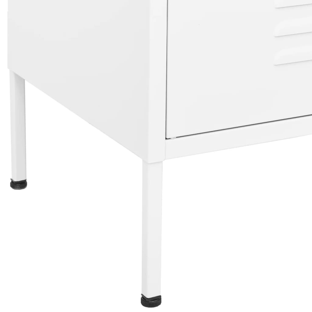 Armoire de rangement Blanc 80x35x101,5 cm Acier - XIOS