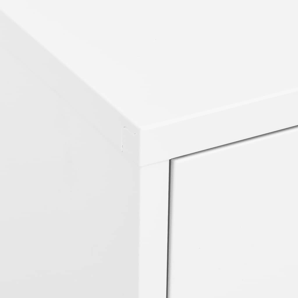 Armoire de rangement Blanc 80x35x101,5 cm Acier - XIOS