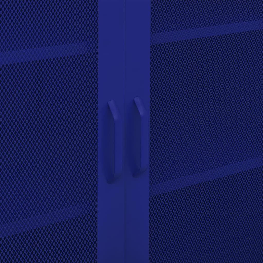 Armoire de rangement Bleu marine 80x35x101,5 cm Acier - XIOS