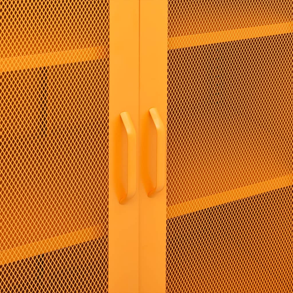 Armoire de rangement Jaune moutarde 80 x 35 x 101,5 cm Acier - XIOS