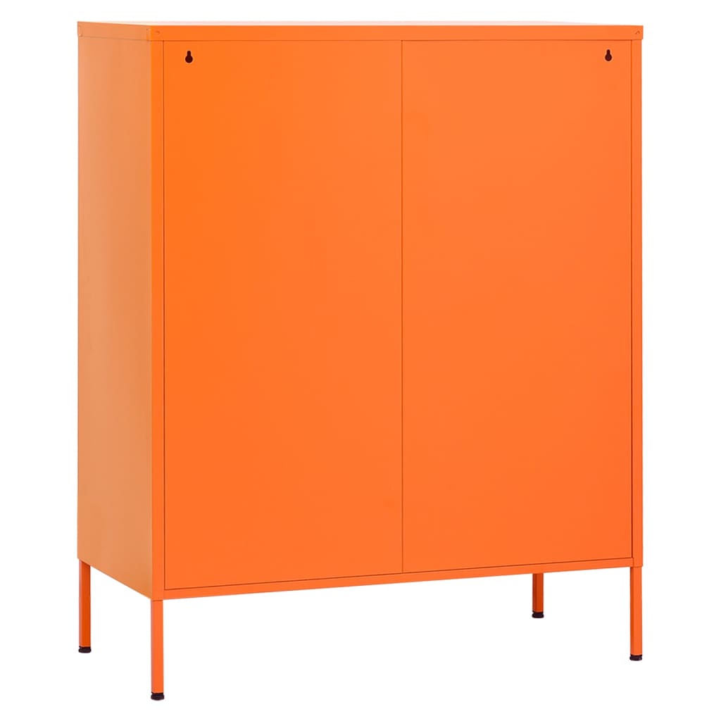 Armoire de rangement Orange 80x35x101,5 cm Acier - XIOS