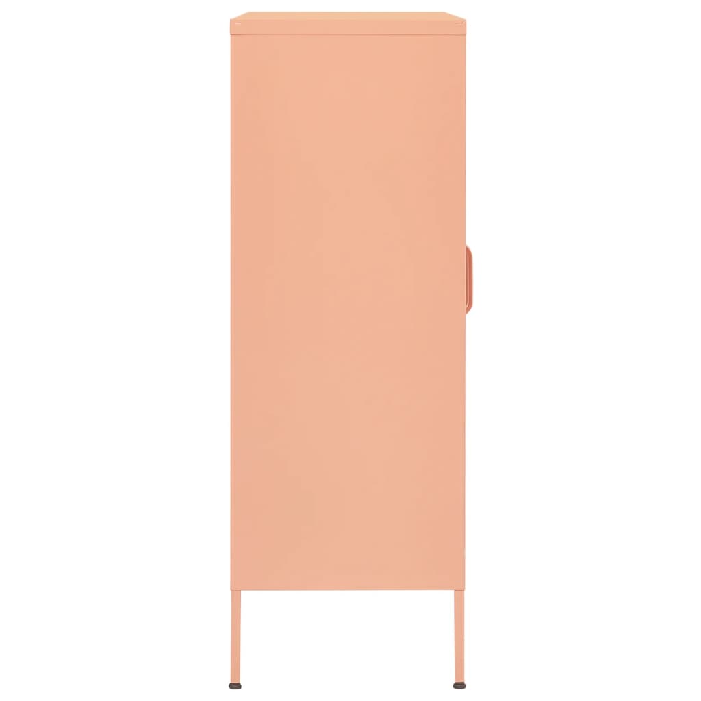 Armoire de rangement Rose 80x35x101,5 cm Acier - XIOS