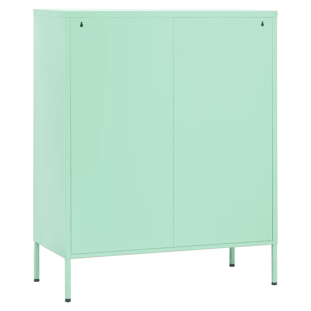 Armoire de rangement Vert menthe 80x35x101,5 cm Acier - XIOS