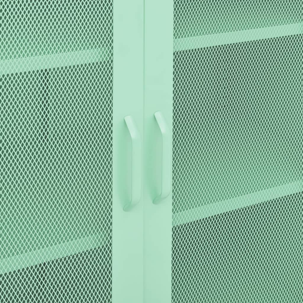 Armoire de rangement Vert menthe 80x35x101,5 cm Acier - XIOS