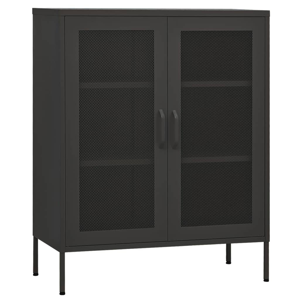 Armoire de rangement Anthracite 80x35x101,5 cm Acier - XIOS